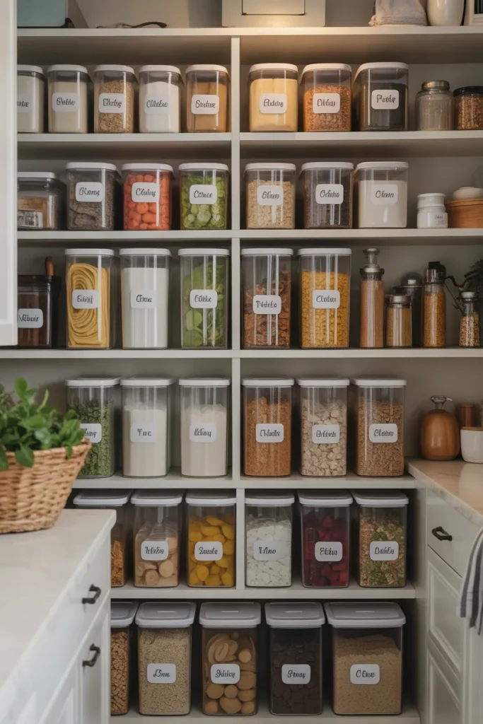 Use Clear Containers for Visibility