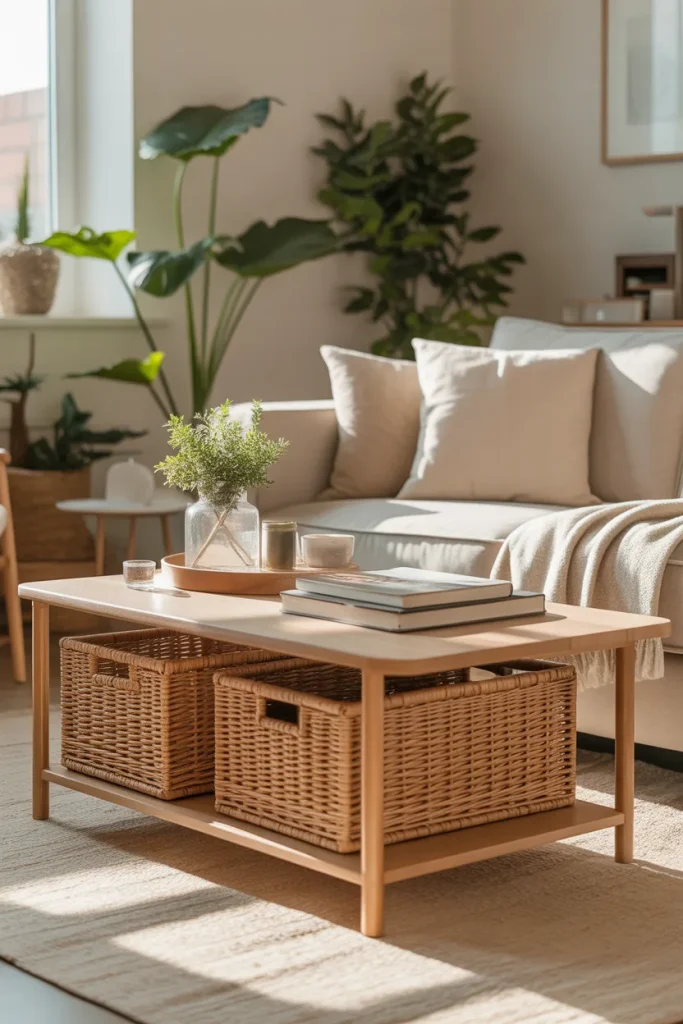 Use Storage Baskets for Quick Decluttering