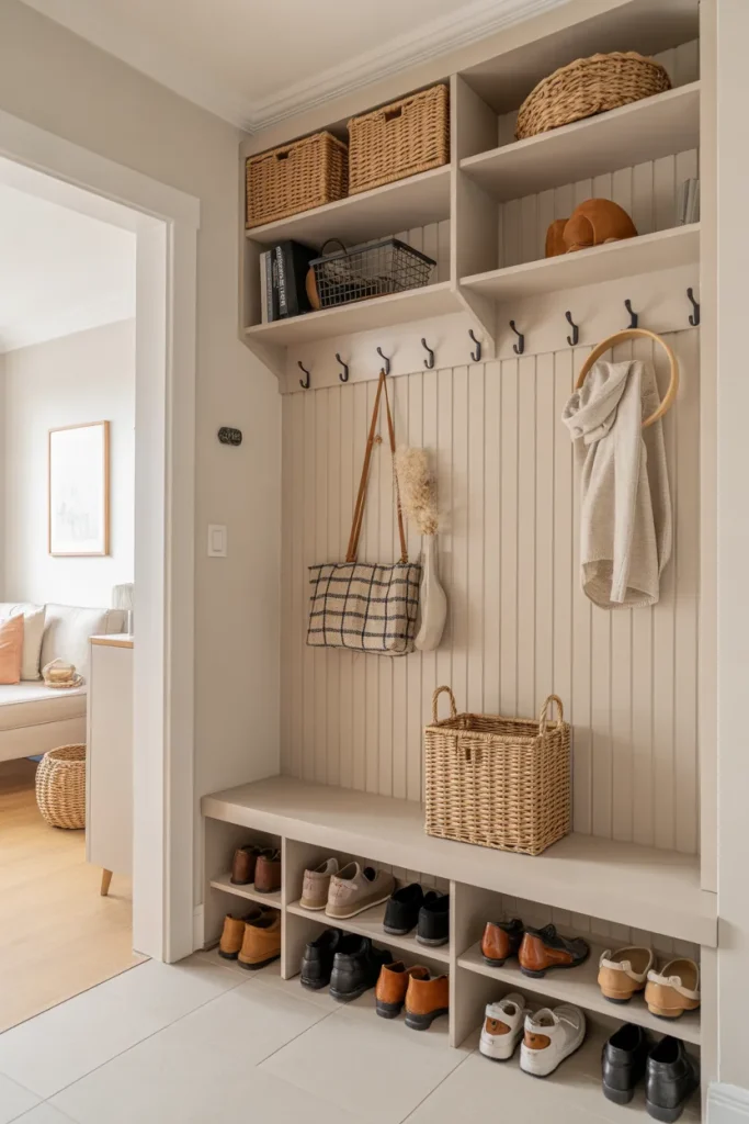 Create an Entryway Drop Zone